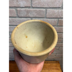 Antique Primitive Stoneware Mortar Bowl - No Pestle - Drug Store Pharmacy Herb Farm Tool