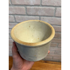 Antique Primitive Stoneware Mortar Bowl - No Pestle - Drug Store Pharmacy Herb Farm Tool