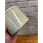 Antique Primitive Stoneware Mortar Bowl - No Pestle - Drug Store Pharmacy Herb Farm Tool