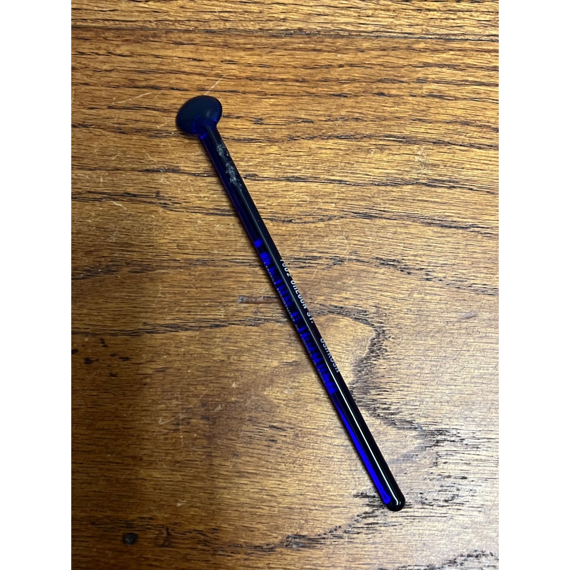 Vintage 1930s Glass Cocktail Stir Stick Advertising Oshkosh Wis Frank's Tavern