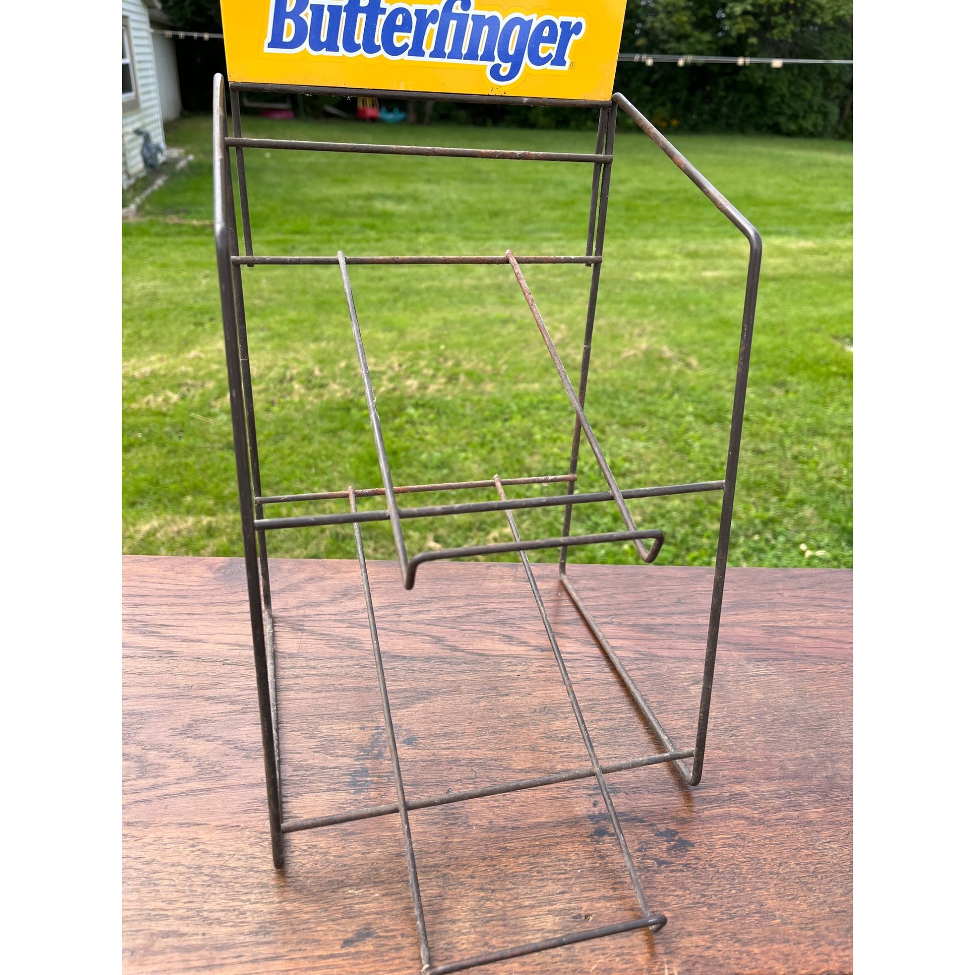 Vintage 1960s Baby Ruth & Butterfinger Candy Store Display Rack Advertising Sign