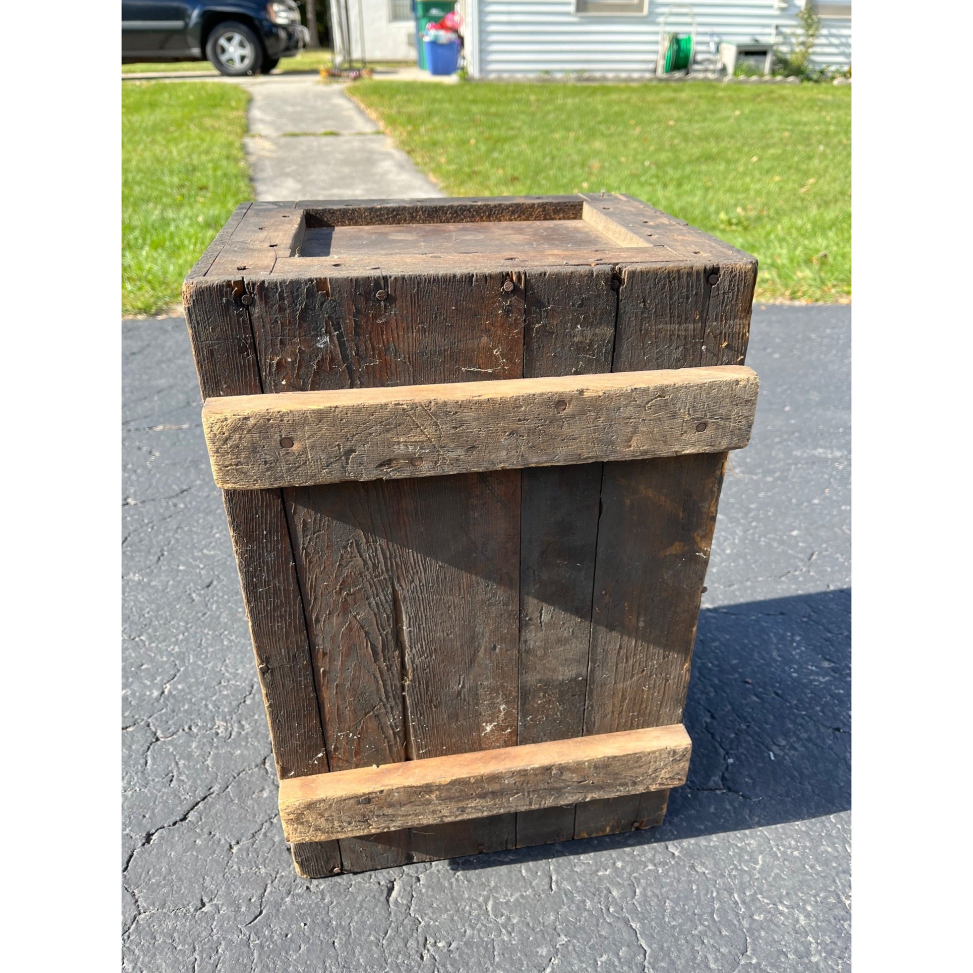 Vintage Illinois Powder Mfg. Co. Explosives Dynamite Ajax Wooden Crate Box Case