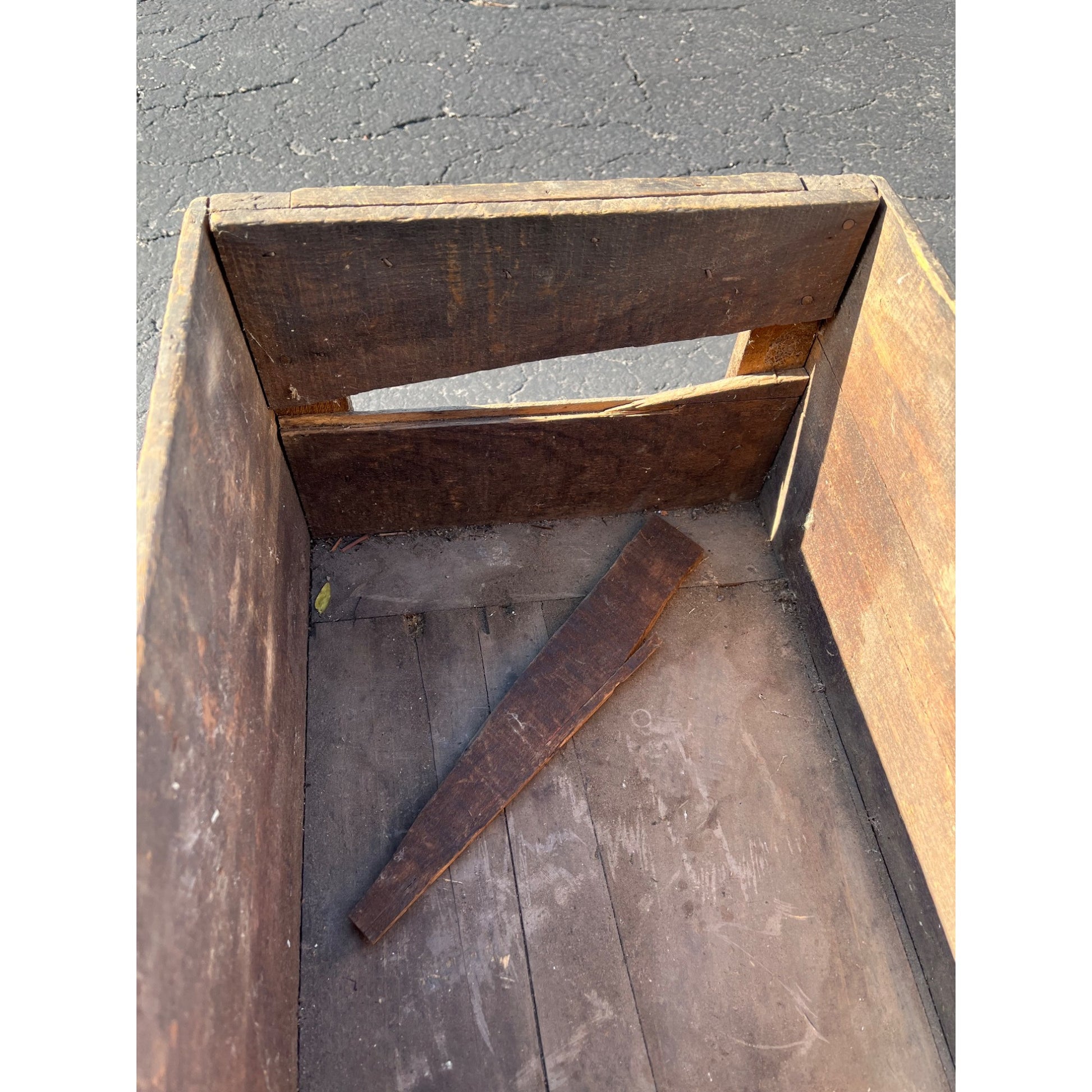 Vintage Illinois Powder Mfg. Co. Explosives Dynamite Ajax Wooden Crate Box Case