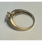 Vintage 10K Gold Oval Opal Ring Estate Jewelry Size 5.75 - 2.19g Grams