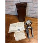Antique 1929 Tapley & Co. Totton Brake Meter Automotive Gauge Tool w Case Papers