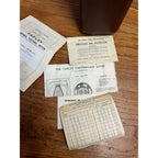 Antique 1929 Tapley & Co. Totton Brake Meter Automotive Gauge Tool w Case Papers