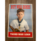 Original World War II Poster - Buy War Bonds - Third War Loan WWII 1943 Keppler
