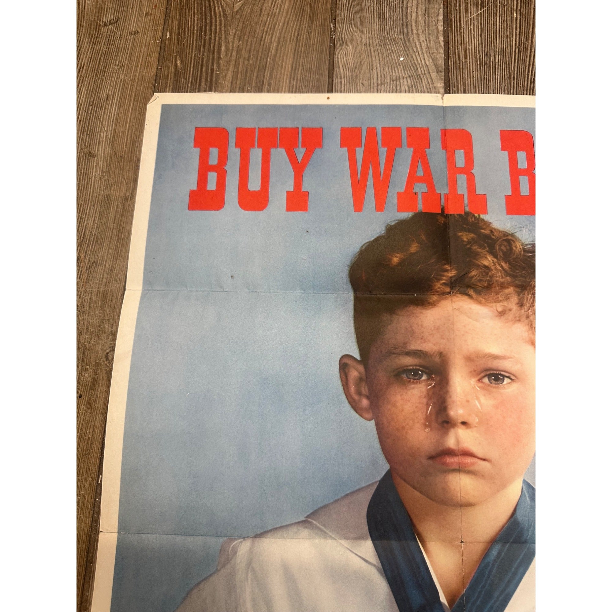 Original World War II Poster - Buy War Bonds - Third War Loan WWII 1943 Keppler