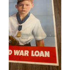 Original World War II Poster - Buy War Bonds - Third War Loan WWII 1943 Keppler