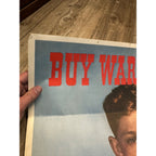 Original World War II Poster - Buy War Bonds - Third War Loan WWII 1943 Keppler