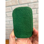 Vintage 1920s Wedding Photo Under Rectangular Glass Paperweight Antique