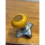 RARE Vintage 1920s Steering Wheel Speed Knob Butterscotch Bakelite + Wheat Penny