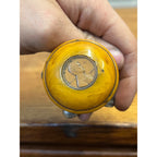 RARE Vintage 1920s Steering Wheel Speed Knob Butterscotch Bakelite + Wheat Penny