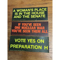 Vintage 1960s Political Campaign Movement Bumper Stickers Feminist Anti-War