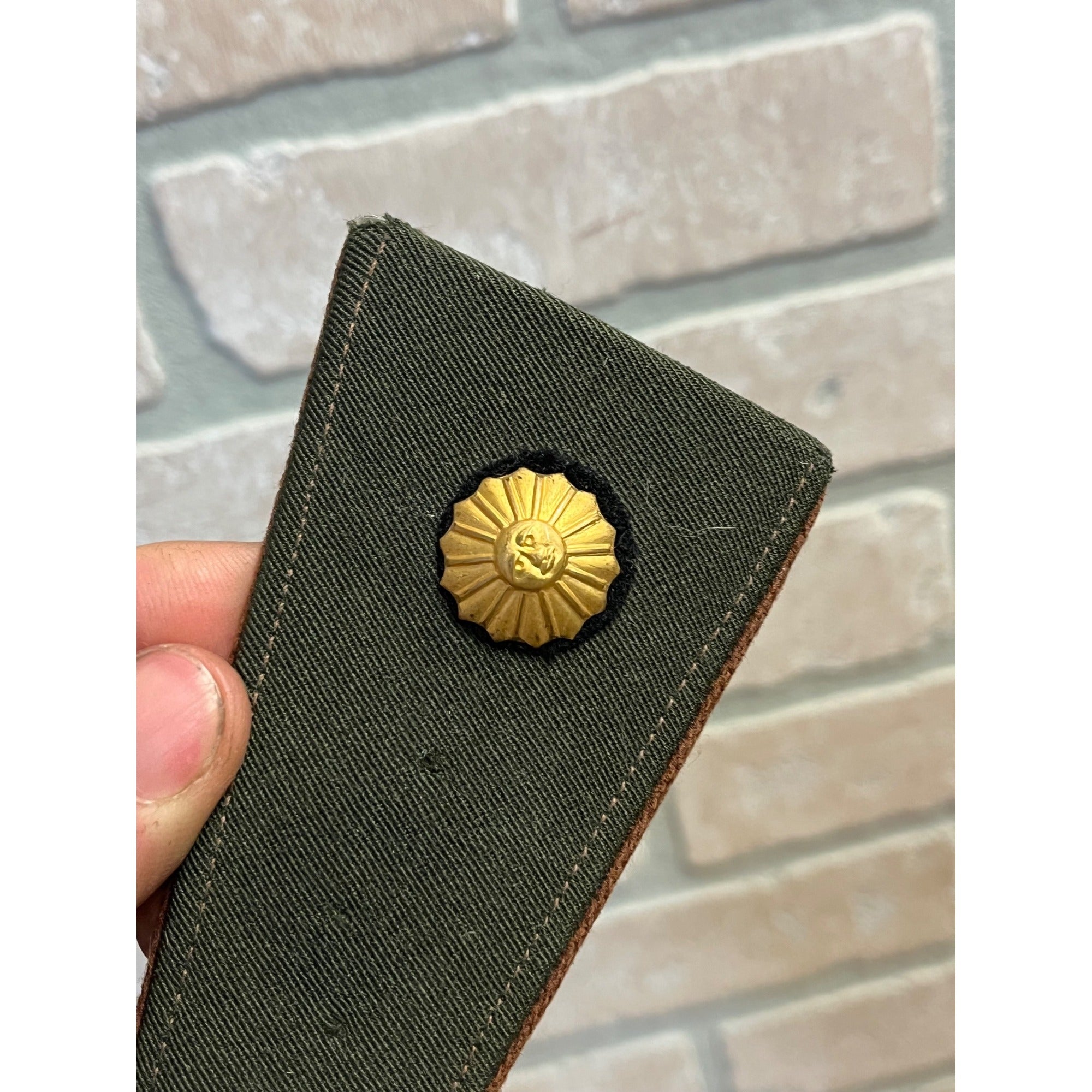 Vintage Cold War 1980's Argentina Army Officer Shoulder Board Sunburst