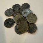 Lincoln Steel Cents Pennies Penny One Cent Wheat 1943 Coins