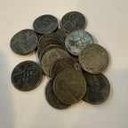 Lincoln Steel Cents Pennies Penny One Cent Wheat 1943 Coins