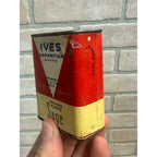 Vintage Ives Carnation Brand Sage Spice Tin Oshkosh Wisconsin WI