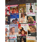 Vintage McCall's Magazine Lot Fashion Home Sewing Recipes 1960s 1970s 25+