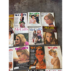 Vintage McCall's Magazine Lot Fashion Home Sewing Recipes 1960s 1970s 25+