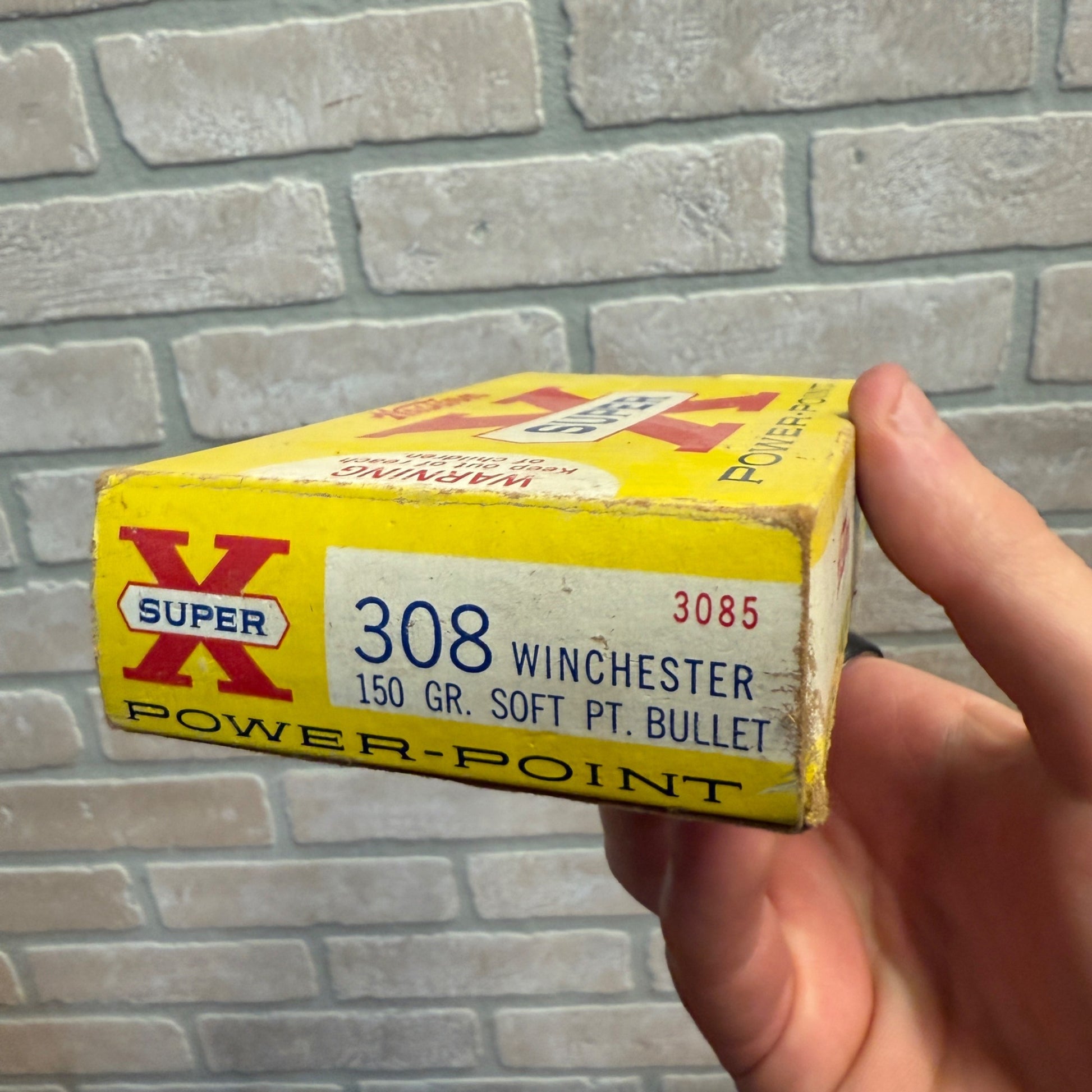 Western Super X Silvertip 308 Winchester 150 Gr Soft Point Bullet Empty Box