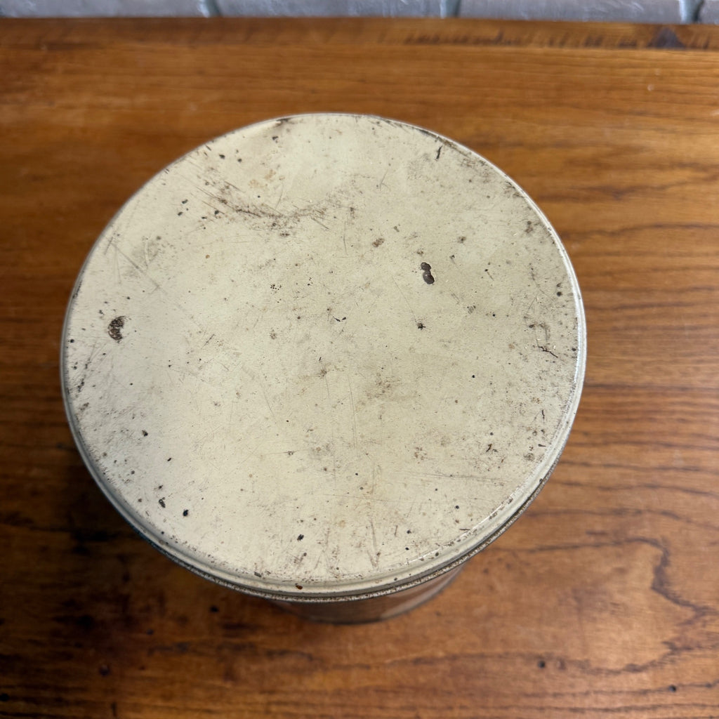 Vintage Sanalac Nonfat Dry Milk 5 lb Metal Tin Can Empty Advertising  Madison WI