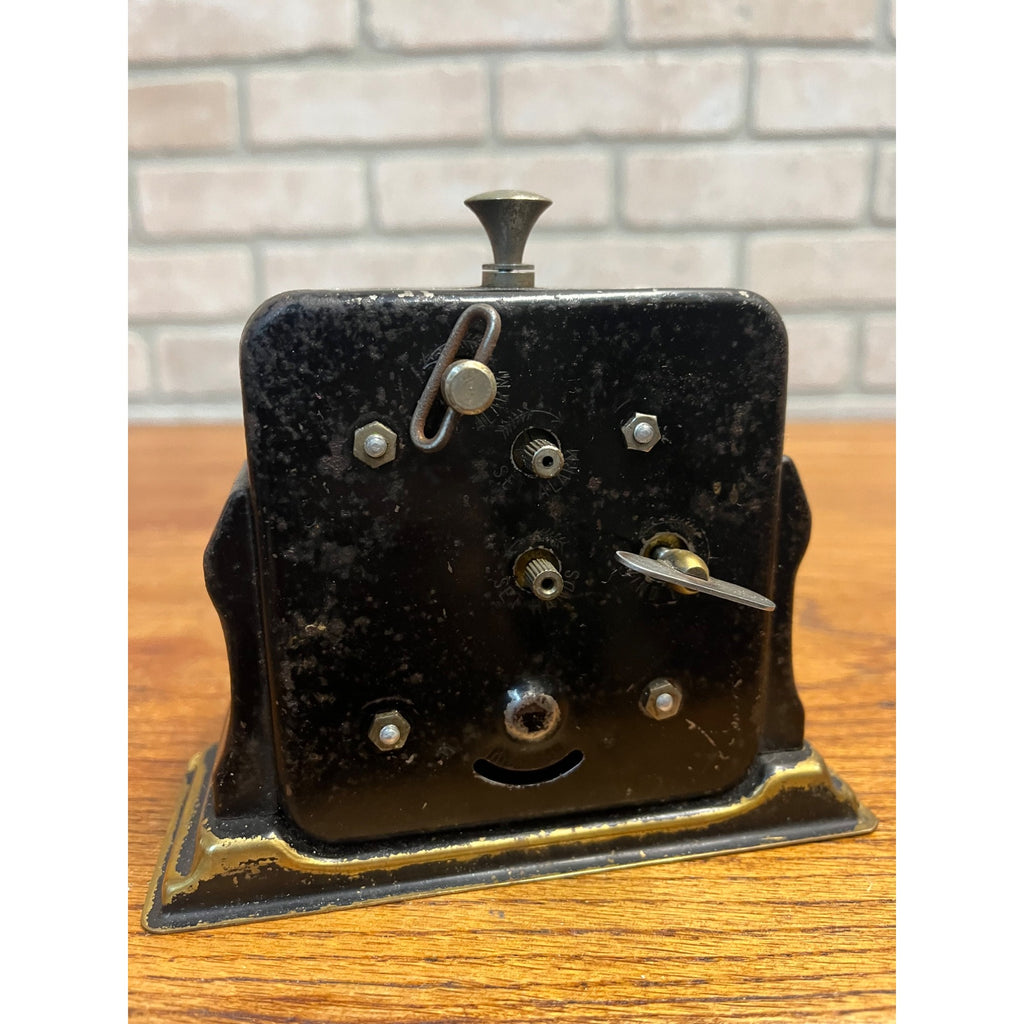 RARE Vintage 1930s Art Deco Gilbert Clock Sundial Shoes Advertising Sign