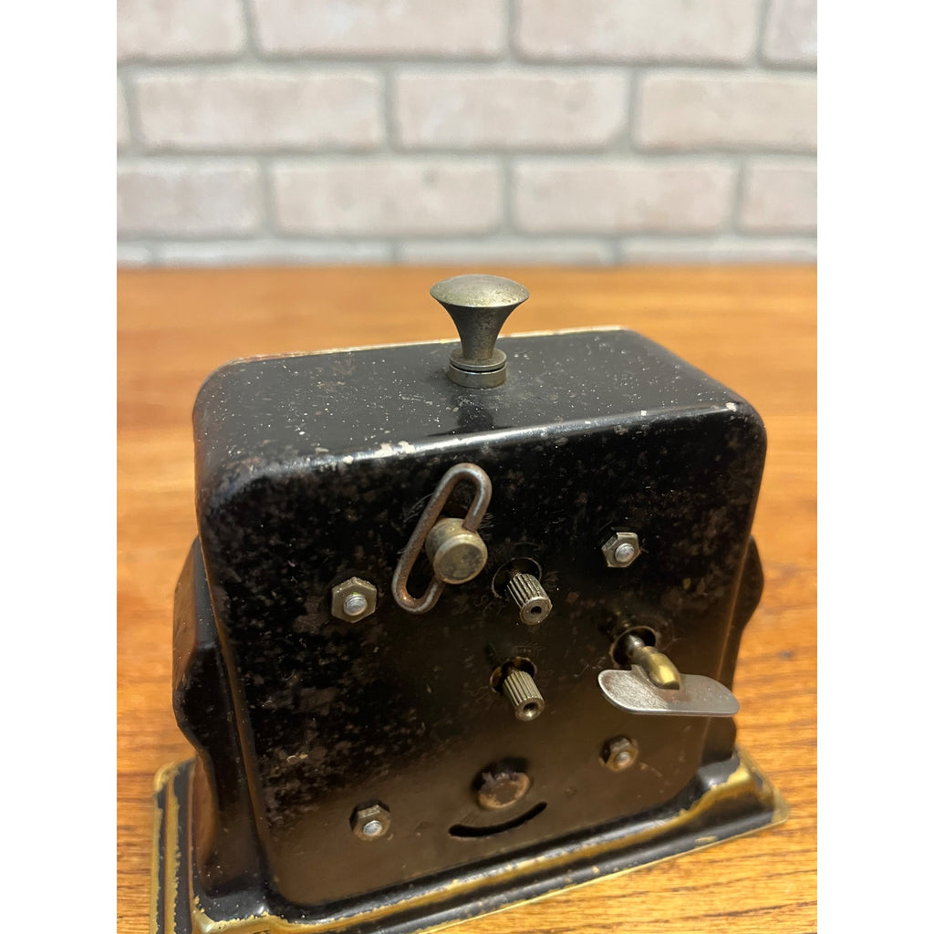 RARE Vintage 1930s Art Deco Gilbert Clock Sundial Shoes Advertising Sign