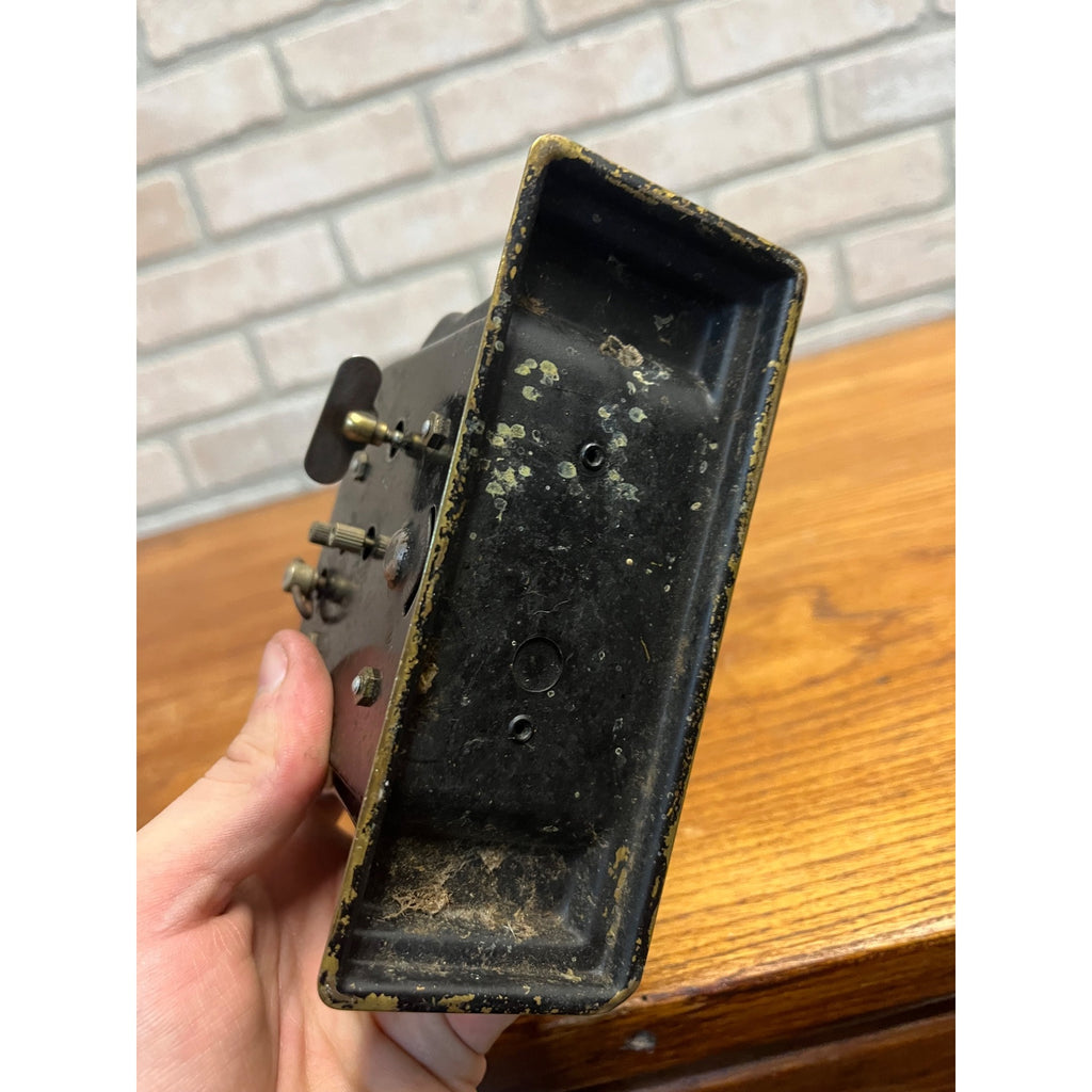 RARE Vintage 1930s Art Deco Gilbert Clock Sundial Shoes Advertising Sign