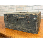 Antique Primitive 19th c. Wooden Veterinary Medicine Chest Latching Box Crate