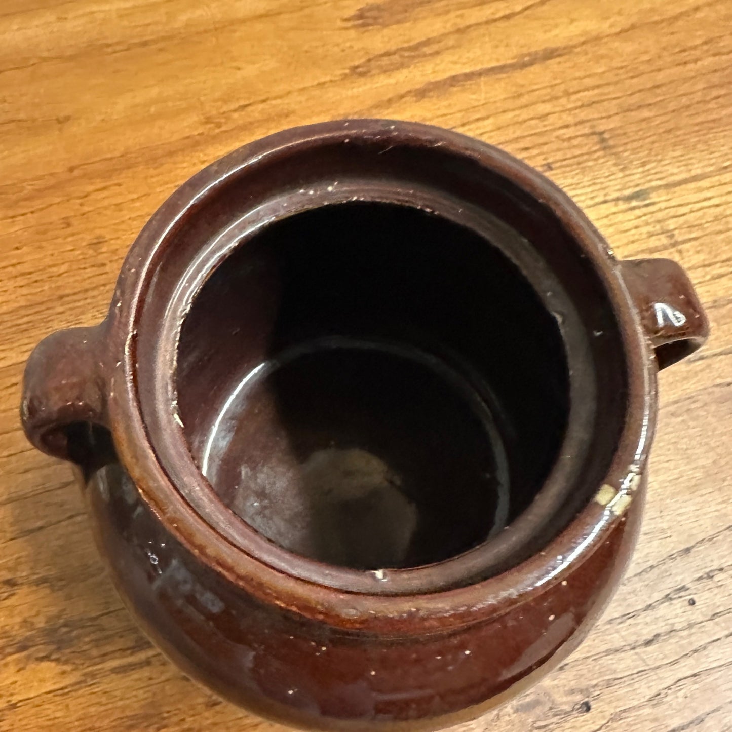 Red Wing Bean Pot Stoneware G. H. Marquardt & Son Cambria Wisconsin WI