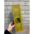 Vintage 1920s Men's Hosiery Stockings Empty Box Foremost Bull JC Penney Co.