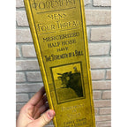 Vintage 1920s Men's Hosiery Stockings Empty Box Foremost Bull JC Penney Co.
