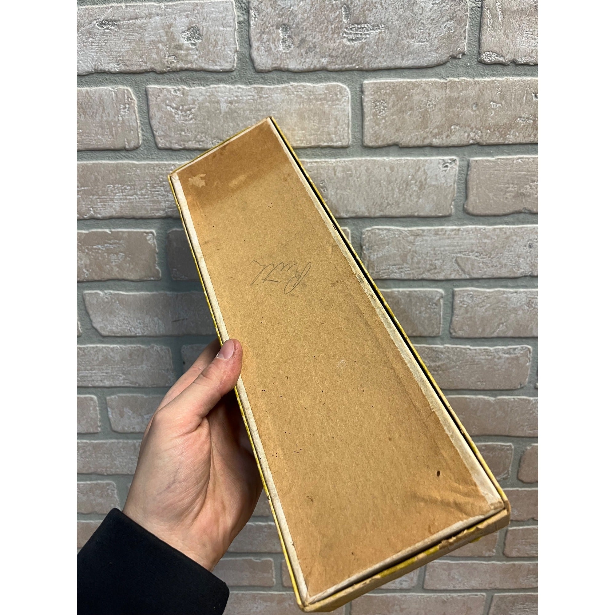 Vintage 1920s Men's Hosiery Stockings Empty Box Foremost Bull JC Penney Co.