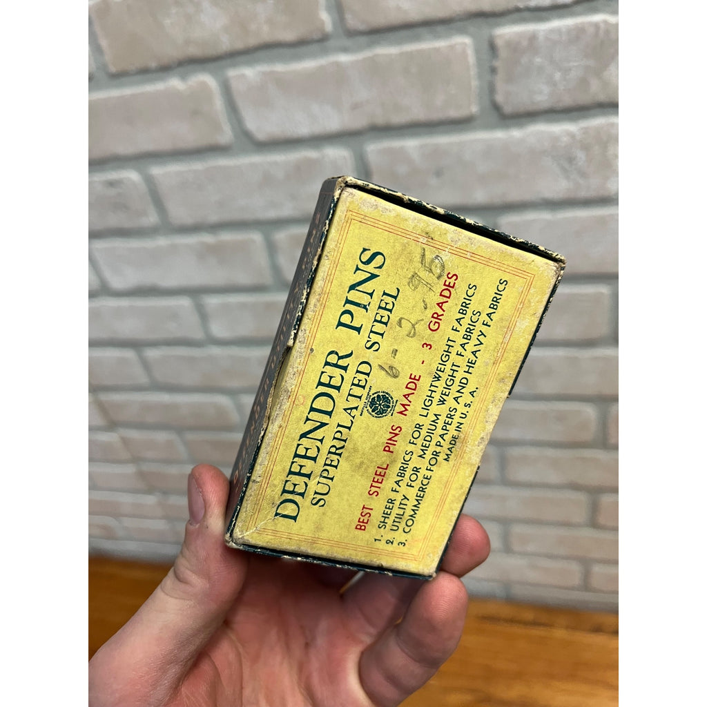 Vintage 1930s Defender Safety Pins Empty Store Display Boxes Advertising Oakville CT