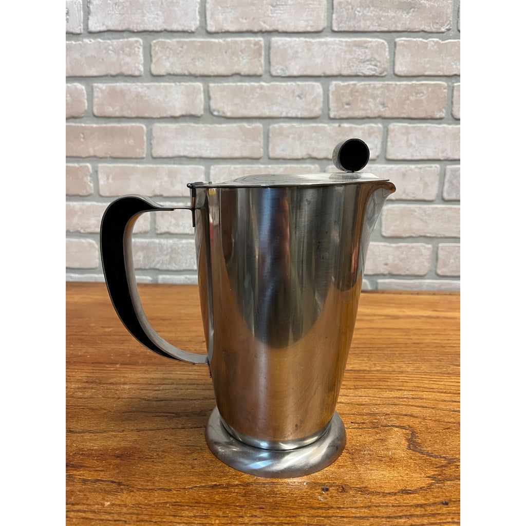 Vintage MCM 1960s Gense Stainless Steel Pitcher Sweden 150cL by Folke Arström