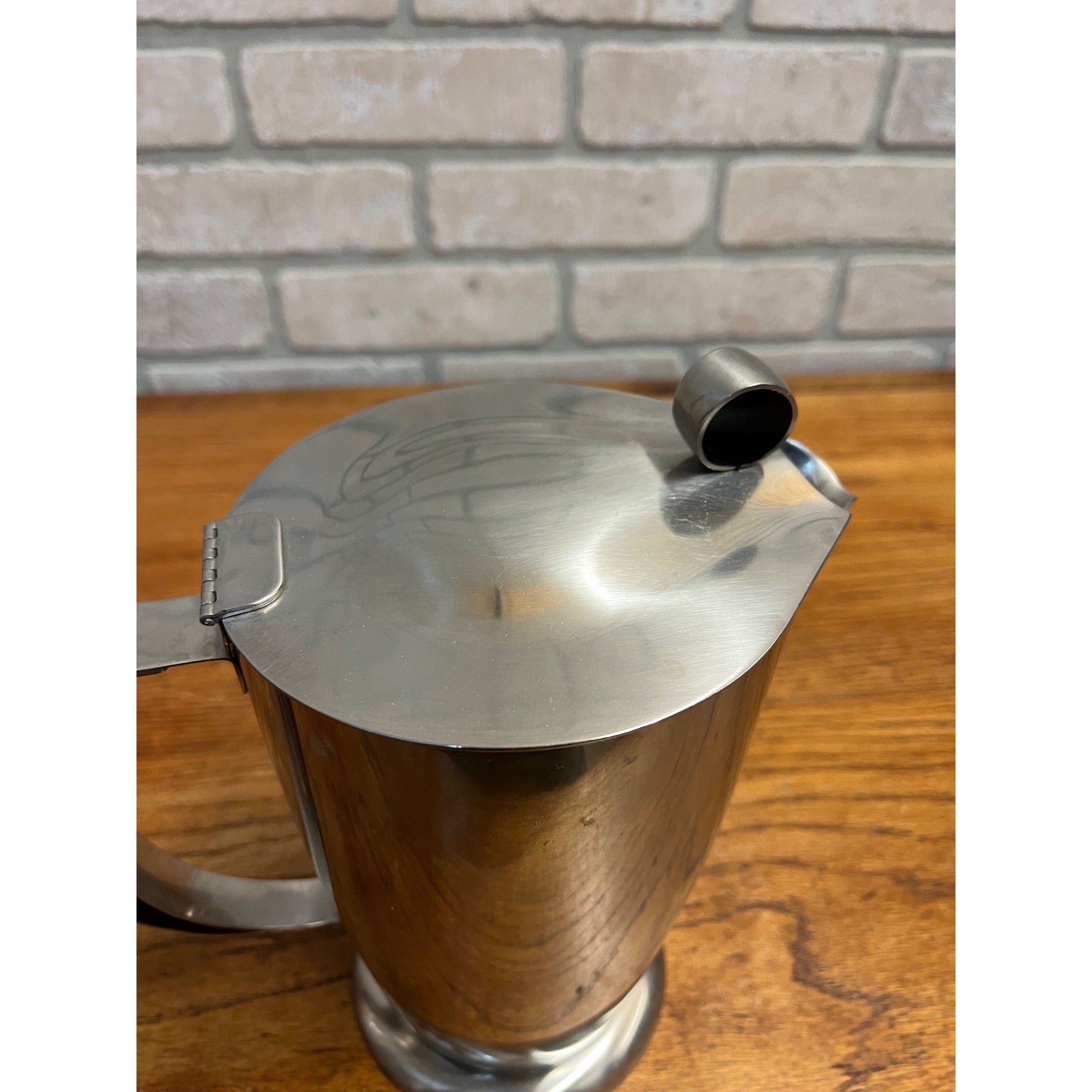 Vintage MCM 1960s Gense Stainless Steel Pitcher Sweden 150cL by Folke Arström