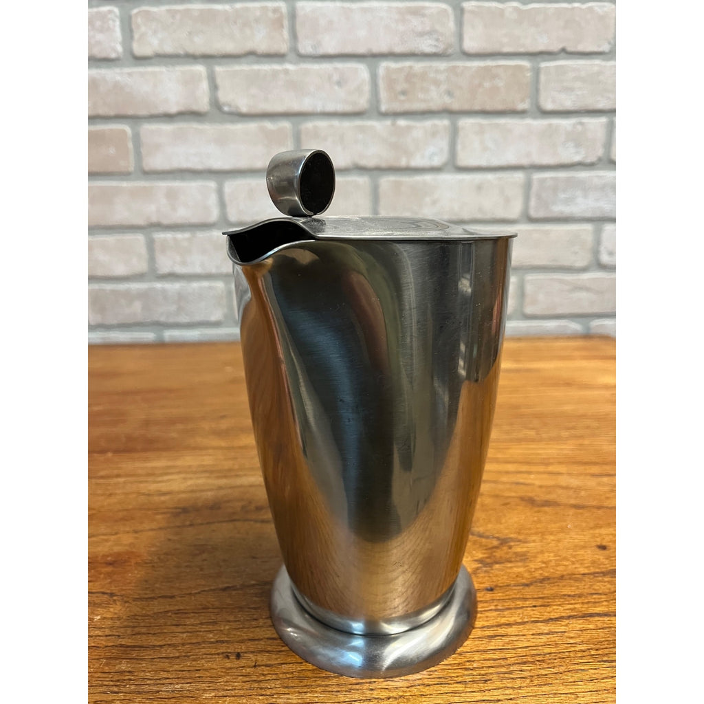 Vintage MCM 1960s Gense Stainless Steel Pitcher Sweden 150cL by Folke Arström