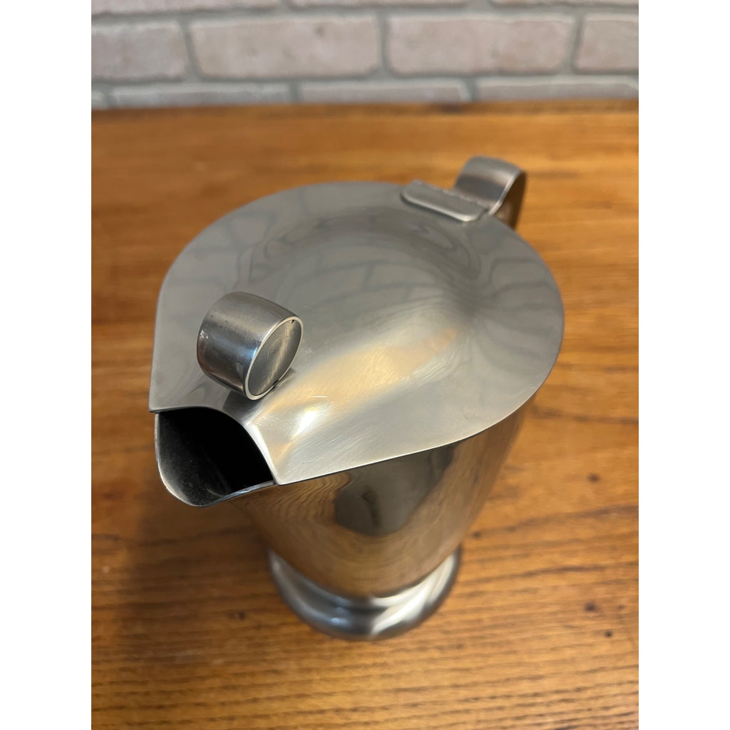 Vintage MCM 1960s Gense Stainless Steel Pitcher Sweden 150cL by Folke Arström