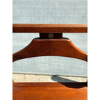 Vintage Wooden Rolling Valet Butler Suit Rack Stand - Brevettato Italy