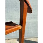 Vintage Wooden Rolling Valet Butler Suit Rack Stand - Brevettato Italy