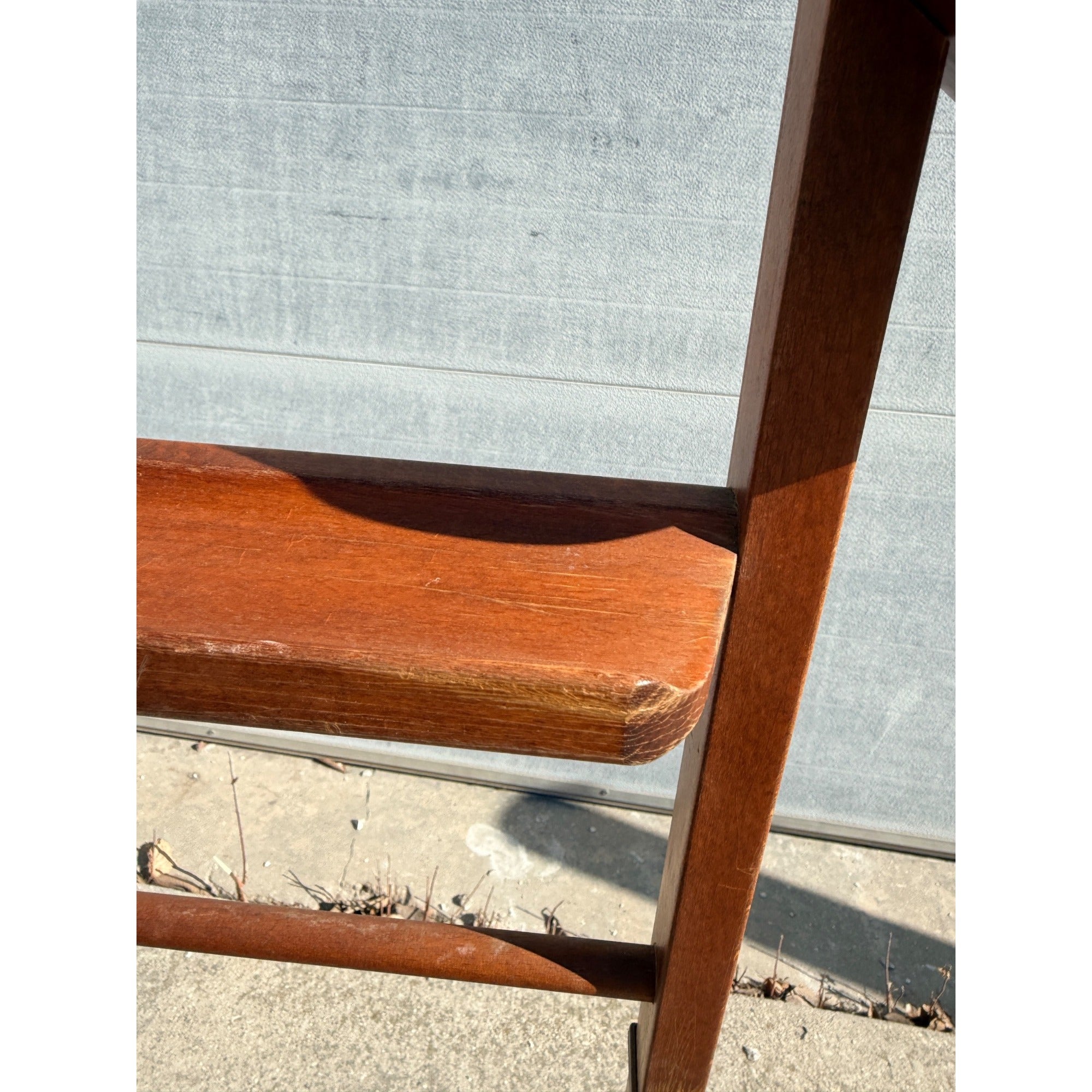 Vintage Wooden Rolling Valet Butler Suit Rack Stand - Brevettato Italy