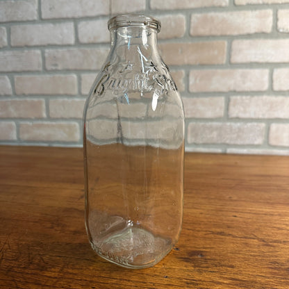 Blochowiak Dairy Co. Bright Star Dairy One Quart Milk Bottle - Milwaukee WI