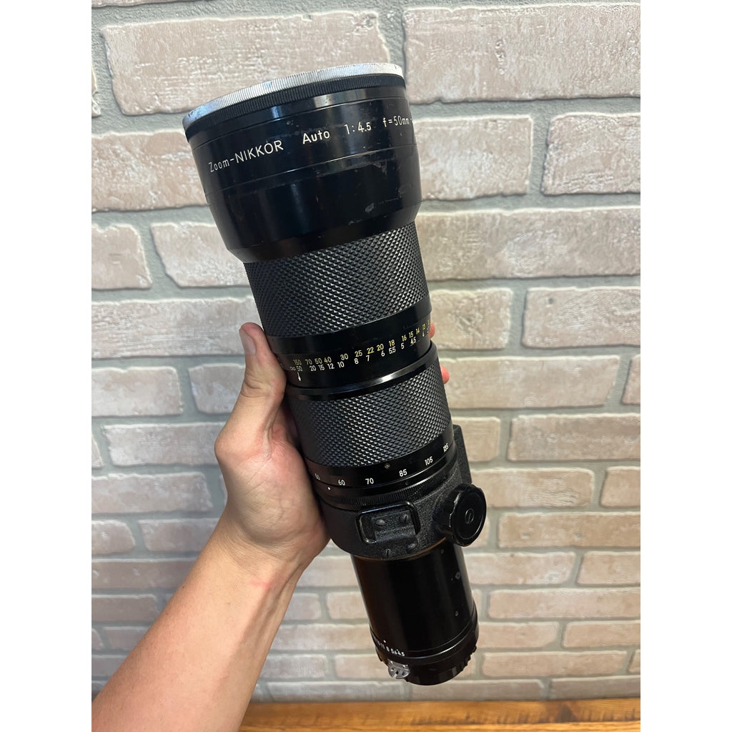 Early Nikon Zoom-Nikkor Auto 50-300mm f/4.5 Pre-AI Nippon Kogaku Lens 751263