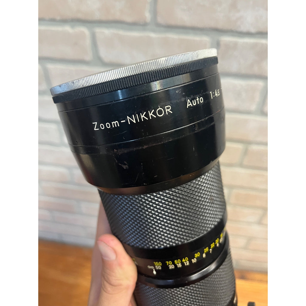 Early Nikon Zoom-Nikkor Auto 50-300mm f/4.5 Pre-AI Nippon Kogaku Lens 751263