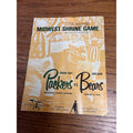1966 Green Bay Packers vs Chicago Bears Mike Ditka Midwest Shrine Game Program