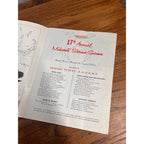 1966 Green Bay Packers vs Chicago Bears Mike Ditka Midwest Shrine Game Program