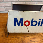 Vintage MOBIL Tires Sign Display Rack Signs Metal Gas Station Tire Stand