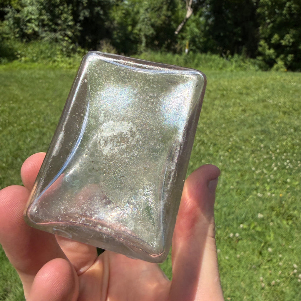 Antique 1900s Planter Rye Whiskey 6-1/2" Bottle Ullman & Co Clear Liquor Empty