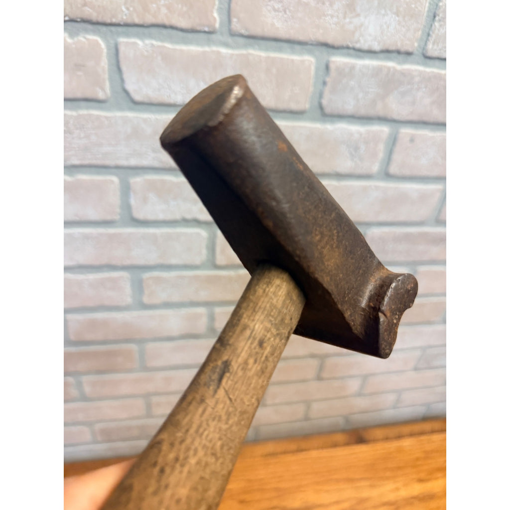 Antique Blacksmith Rounding Forming Hammer Forging Tool Sledge Forge Swage Round